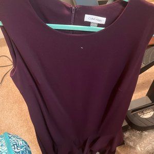 Calvin Klein Plum Dress Size 16w